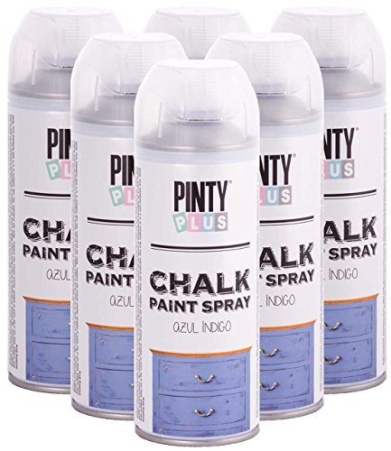 PINTY PLUS PINTURA EN SPRAY CHALK 520CC CK795 AZUL INDIGO