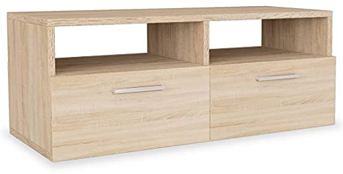 vidaXL Mobile Porta TV Truciolato 95x35x36 cm Rovere Mobiletto Arredo Salone