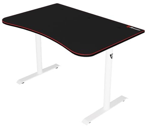Arena Fratello Gaming Table/Desk with Full Surface Mousepad and Easy Cable Management - Based on our Arena Desk, ranked as one of the best gaming desks on the market by IGN.com - White