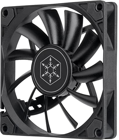 SilverStone Technology Air Slimmer 90 Enhanced Performance 92mm Slim Fan with PWM, SST-AS90B