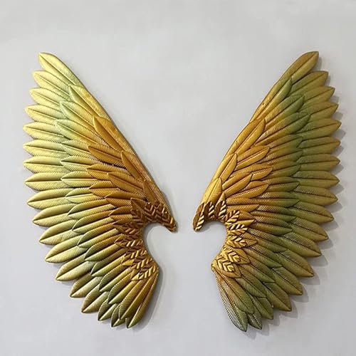 OMaju Decorazione Murale Scultura da parete, Decorazione da parete appesa a parete, Regalo decorativo per scultura in bassorilievo tridimensionale fatto a mano (colorato)