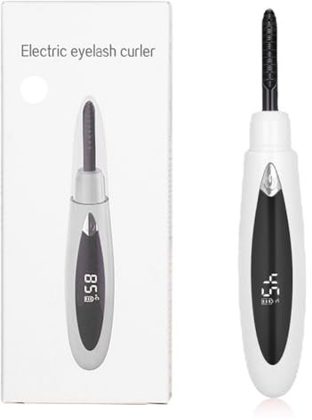 Elektrische Wimpernzange Beheizbar, Safe Heated Eyelash Curler mit 3 Temperaturmodi, Wimpern Curler Wiederaufladbarer, Schnelles Aufheizen Innerhalb von 10s, 24 Stunden Lang Anhaltend