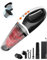 TEMOLA Handheld Vacuum Cleaner, Portable Car Vacuum Cleaner with Brushless Motor, 15000PA High Power Handheld Vacuum, 2-Speed Design Mini Vacuum with LED, Car Accessories for Car Home Cleaning
