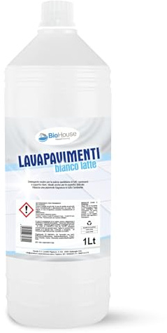 Detersivo Pavimenti Profumato 1 Litro Detergente Pavimenti Profumato per tutti i Pavimenti, Superfici Dure e Delicate (1 Pezzo, Bianco Latte)