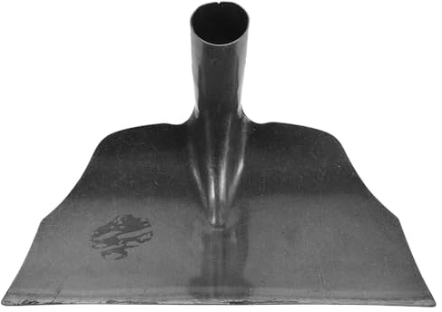 Gadpiparty Pala de Limpieza para Establos de Ganado Acero de Manganeso Rastrillo Resistente para Estiércol de Vacas Caballos y Aves Herramienta Multiusos para Mantenimiento de