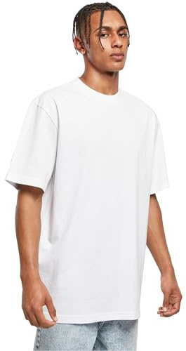 Urban Classics Organic Tall Tee T-Shirt, Blanc, XL Homme