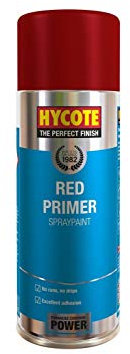 Hycote Colour Spray Paint XUK0303 Red Primer 400ml x 10