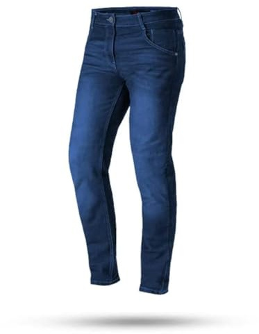 DEGEND Town - Motorcykelkläder | Moto Jeans Jeans - Moto i knäskydd nivå 2 CE, Blå, L