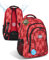 budmil Lynsey Schulrucksack für Jungen & Mädchen 45L - für Teenager Kinder ab Klasse 5 - wasserabweisend - Schulranzen Jungen 5 klasse mit Laptopfach & 4 Fächer & belüftete Rückseite - Rot