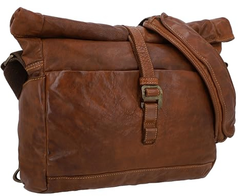Gusti Fahrradtasche Leder Zane Umhängetasche Handtasche Braun Leder
