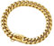 Cuban Dog Collar, Edelstahl Hundehalsband, 14 mm Breite, Hunde Halsband Kette, 26/31/36/41/46/51/56/61 cm Lange, Gold Halskette Halsband Kette für Welpen, kleine, mittelgroße Hunde