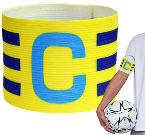 Nastri di capitano di calcio,bande di capitano di calcio | Bracciale sportivo del capitano per il calcio | da gioco di calcio per bande di capitano anti-caduta, bracciale Capita