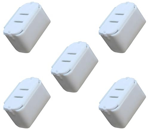 Lerpwige Lot de 5 boîtiers de rangement de piles LR44 portables pour piles L1154F