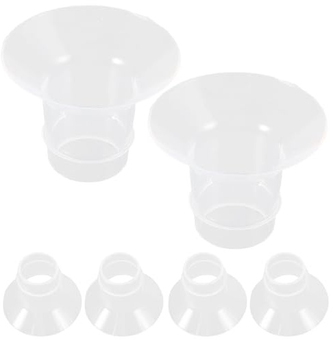 Mikinona 6pezzi Inserti in Silicone per Flangia Tiralatte Indossabile per Mamme Riduttore 22mm per Migliorare L'esperienza di Pompaggio