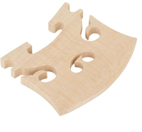10 Pcs Maple Violin Bridges, For 4/4 Full Size Violins, Replacement Fitted Accessories, For String Instruments, Natural Wood Finish, For Orchestra Band School