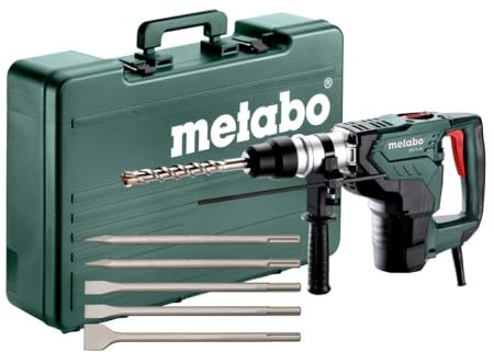 Metabo Kombihammer Set KH 5-40 + Meißelsatz
