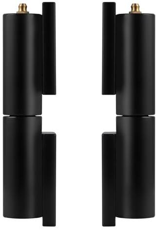 Skelang 2-Set Gate Hinge 7”, Weld-on Hinge Barrel Style for Swing Gate and Trailer Ramp Gate, Total Load Capacity 4400 Lbs