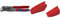 KNIPEX 86 02 250 Zangenschlüssel Zange und Schraubenschlüssel in einem Werkzeug grau atramentiert mit Mehrkomponenten-Hüllen 250 mm & 86 09 250 V01 Schonbacken für 86 XX 250