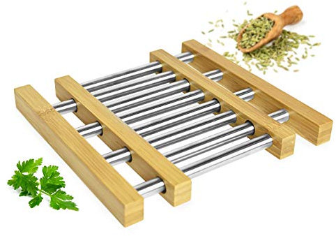 Sendez Ausziehbarer Untersetzer für Töpfe, Pfannen und Auflaufform Topfablage Gitter Topfuntersetzer
