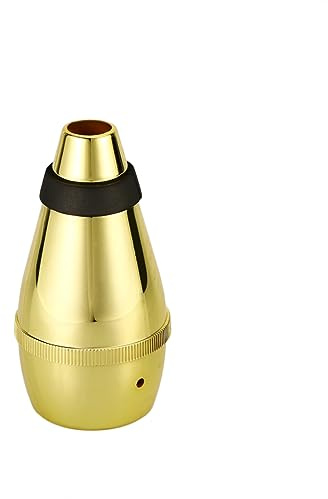 Milisten Golden Trumpet Mute Bugle Mute for Practice Wear- Resistant Mute Trumpet Mute Water Proof Speaker Wear-resistant Mute Trumpets Cornet Trumpet Straight Mute Valve Small