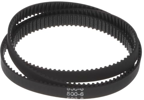 sourcing map 2pcs 2GT Timing Belt Closed Loop Rubber Belts 500-2GT-6, 6mm Width x 500mm Length