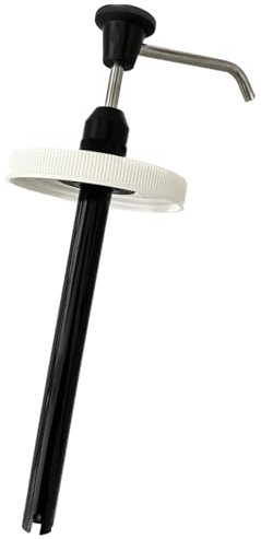 Dosierpumpe für 3 Liter Rundbehälter, Spenderpumpe Metall für Handreinger