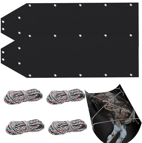 Slitta per la pesca su ghiaccio - Dead Sled Deer Dra, slitta da gioco multiuso | Slitta da traino con corde, per la caccia ai cervi in grandi quantità per il trasporto di legna da ardere per