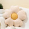 Sioloc Flower Throw Pillow,Floor Cushion, Seat Cushion, Cute Flower Pillow, Aesthetic Pillow as Room Decor, Decorative Pillows for Bed Sofa Couch(White,15.7Inch)
