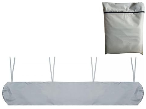 JDMA 3.5M - Funda Protectora para toldos de 3.5 m, Resistente al Agua, Funda Protectora para toldos móviles, semicasetes, toldos de pie, etc. (Gris, 3,5)