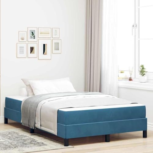 vidaXL Boxspring Säng i Sammet med Skummadrass - Modernt och Bekvämt i Rektangulär Lyxdesign
