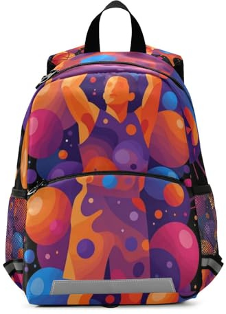voucong Cool basket färgglad miniryggsäck flickor dragsko bokväskor för 4 år gammal mochila para ni? os