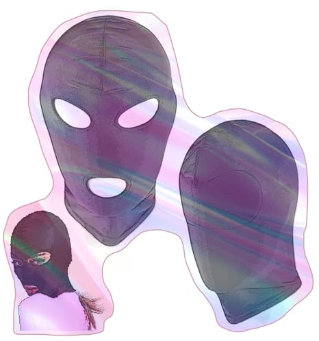 2 modeller av helmasker, träningshuvar och rollspelshuvar för lekar i sovrummet – sehlH01010 (C-Svart, M)