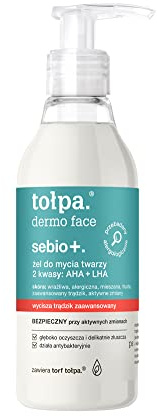 TOLPA DERMO FACE SEBIO+ GEL FACE WASH 2 ACIDS: AHA + LHA