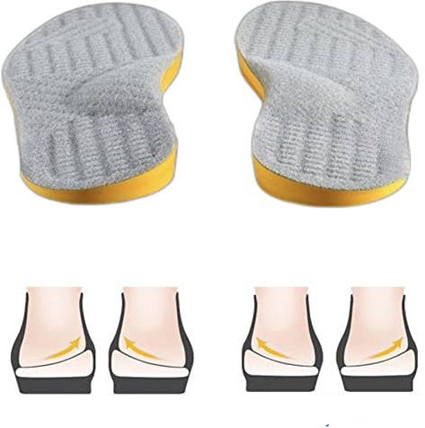 Goofort Plantillas ortopédicas 4 en 1 para corregir la postura, plantillas de gel para pies planos, soporte de arco ortopédico, sobrepronación, supinación, fascitis plantar, metatarsalgia X/O, valgus