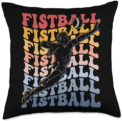 Fistball Gifts Fistball Groovy Throw Pillow, 18x18, Multicolor