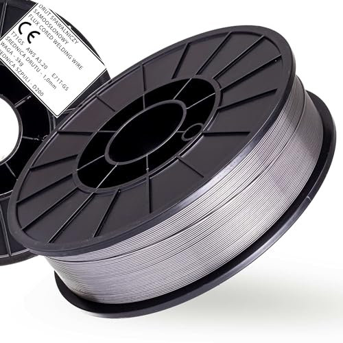 Alambre de soldadura autoblindado de 5 kg, 1,0 mm, E71T-GS MIG/MAG D200, sin gas