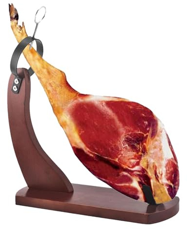 Wooden Ham Rack, Ham Carving Stand, Spanish Ham Stand, Kitchen Ham Rack, Non-Slip Ham Stand, Durable Ham Holder, Stable Ham Rack, Ham Slicing Stand, Carving Ham at Home, Restaurant Ham Stand