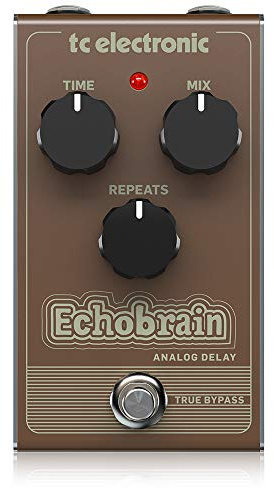 TC Electronic ECHOBRAIN ANALOG DELAY Pedale delay stile vintage con circuito Bucket-Brigade completamente analogico