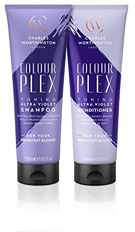 Charles Worthington Colourplex Toning Ultra Violet Shampoo with Conditioner
