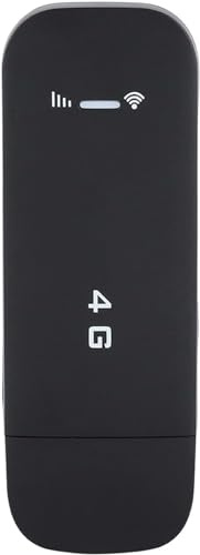 Luqeeg 4G LTE Router Portable Hotspot USB Modem Network Router Mobile Internet Hotspot Devices Compatible with 2000/2003/XP/Vista/7/10, OS 10.4, Linux(with)