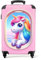 NoBoringSuitcases.com Kinderkoffer, Kinderkoffer Mädchen, Koffer Kinder, Kinder Reisekoffer, Handgepäck Koffer, Koffer Mädchen, Kinder Koffer, Handgepäck 55x40x20 cm (Einhorn - Pastellrosa)