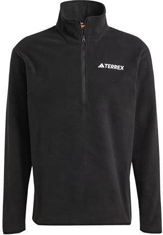 adidas Herren Terrex Multi Essentials Half Zip Fleece Jacket, Black, XL