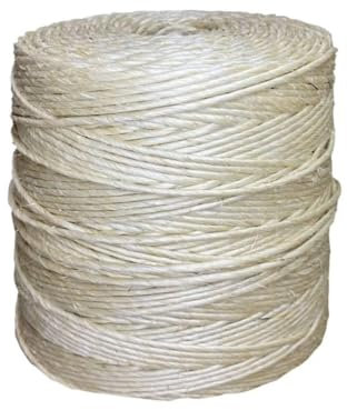 ShGaxin Cuerda 100% sisal 3 mm 400 m, Rollo Mimbre, Cuerda Manualidades, Cuerda Decorativa, para Tejer Crochet, Bobinas De Hilo, Cesta De Cuerda - SPU:155005