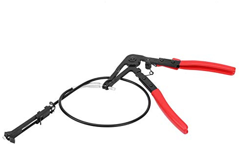 Pinza per cablaggio del tubo Pinza per morsetto per gola pieghevole Strumento pneumatico professionale per l'installazione di tubi flessibili Costruzione durevole in acciaio al