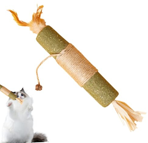 Generico Bastoncini Da Masticare Per Gatti,Pulizia Denti Naturale E Interattiva | Attività Di Arricchimento Bastoncini Per Gatti,Per Stimolazione Arricchimento E Gioco In
