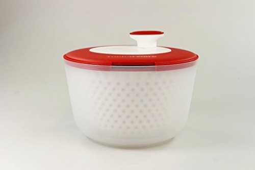 Tupperware Salad Spinner 3.8 L Plastic Red Modern