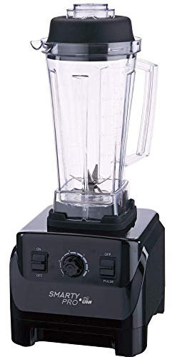 My Wave - Batidora de Vaso Profesional - Para Líquidos y Sólidos - Potencia de 1500W - Capacidad de 2 L y 10 Velocidades - Cuchillas de Acero Inoxidable de 6 Hojas - Apta para Lavavajillas