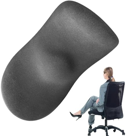 Cojín de Apoyo Lumbar, Almohada Lumbar portátil, Transpirable, ergonómica, portátil, cómoda, para el Trabajo, el hogar, Juegos, Comodidad, Coche, Viajes Largos, vuelos