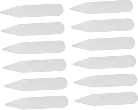 ROMISBABA 300 pezzi Stecche per Camicia Trasparenti Pet per Formale Durabilità Design Compatto e Leggero Mantiene Della Camicia Pieghe