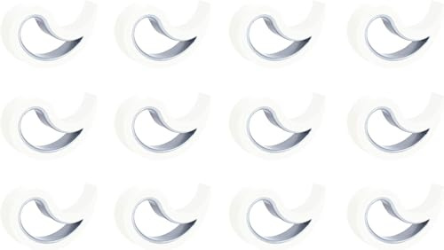 Stoppy, Stoppi, Fermafinestre, Fermafinestra, Fermaporte, Fermaporta, set di 12 disponibile in 4 varianti di colore (Bianco)